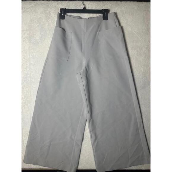 Jason Wu Wide Leg Gray‎ Trousers Size 6 - Picture 1 of 7